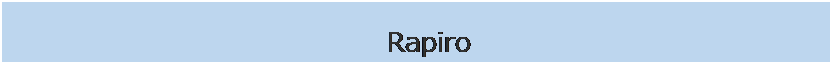 テキスト ボックス: 　Rapiro　